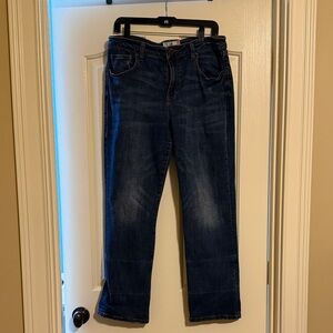 CAbi Dark Indigo Straight Leg Jeans